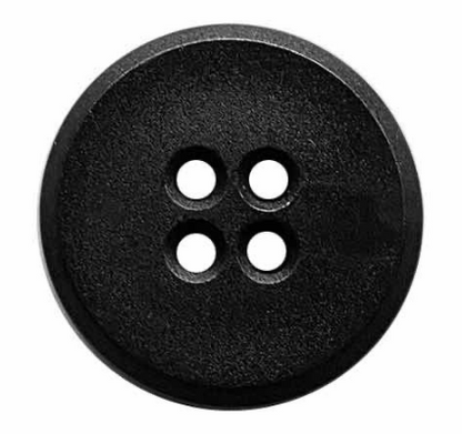 Dill Polyamide Button 22mm Black