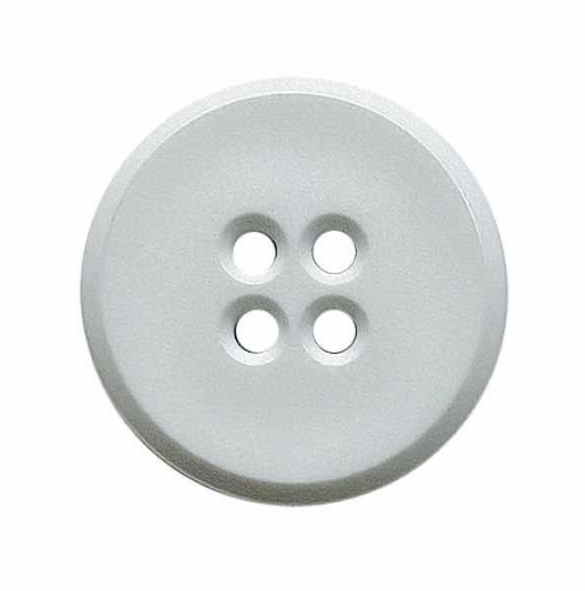 Dill Polyamide Button 28mm Grey