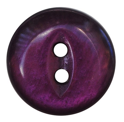 Dill Polyester Button 13mm Lila