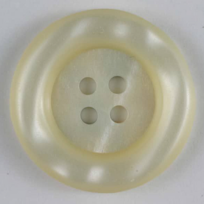 Dill Polyester Button 13mm White
