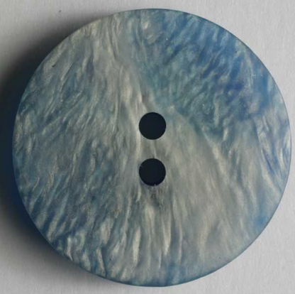 Dill Polyester Button 15mm Royal Blue