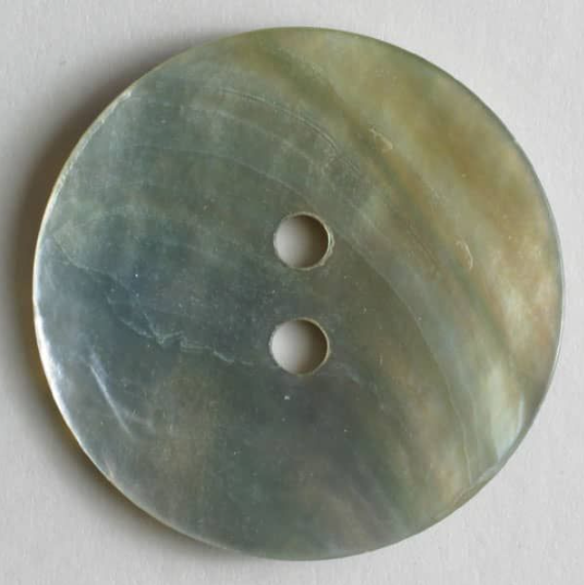 Dill Shell Button 11mm White