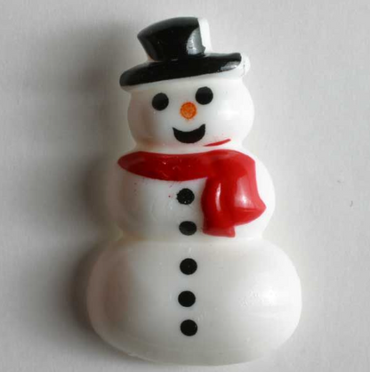 Dill Snow Man Button 28mm