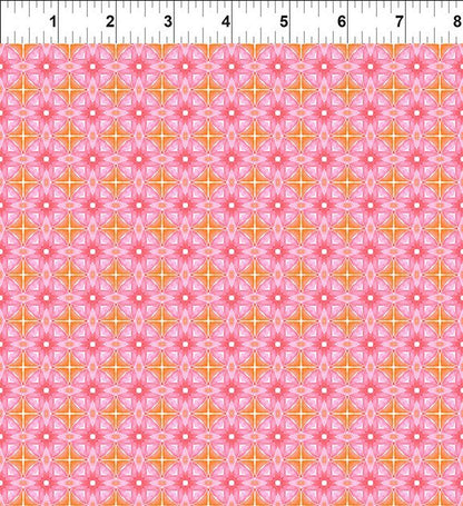 Dragon Friends- Geo 1 Pink