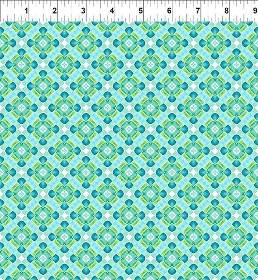 Dragon Friends- Geo 5- Teal