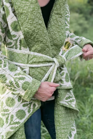 Cozy Cascade - Quilted Cardigan Pattern