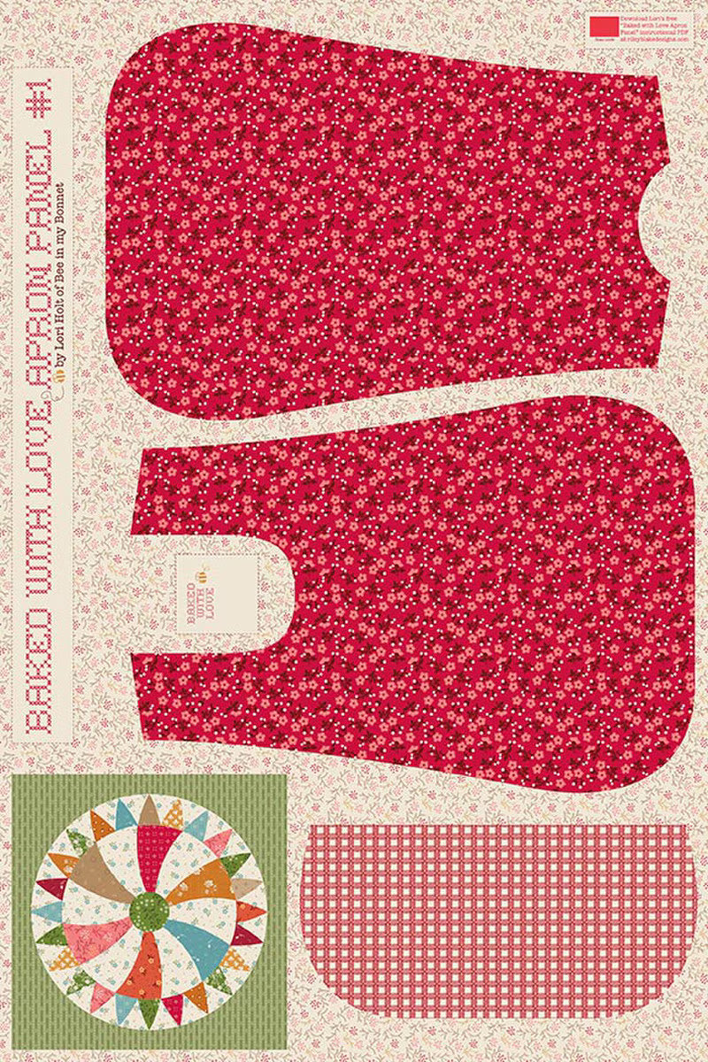 Made with Love Apron Panel #1