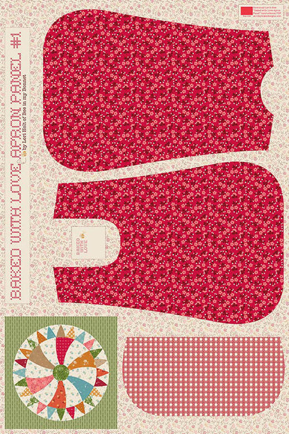 Made with Love Apron Panel #1
