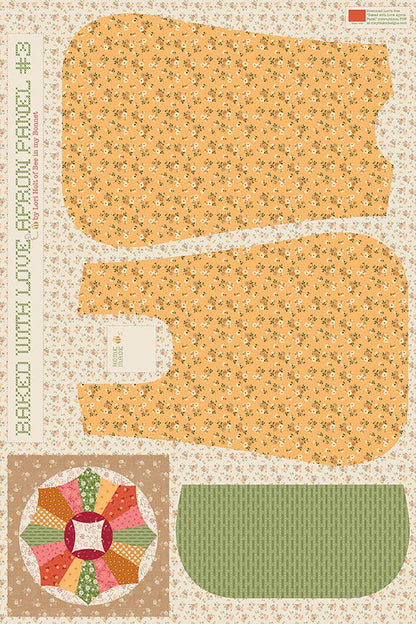 Baked with Love Apron Panel #3
