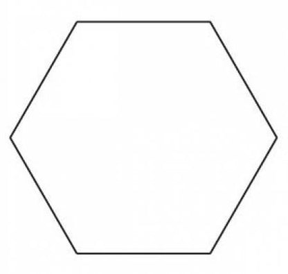 1in Hexagon Papers (100 pieces per bag)
