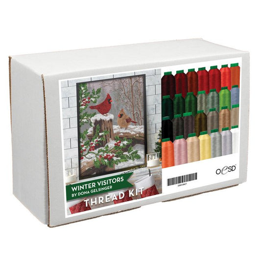 Winter Visitors by Dona Gelsinger Thread Kit