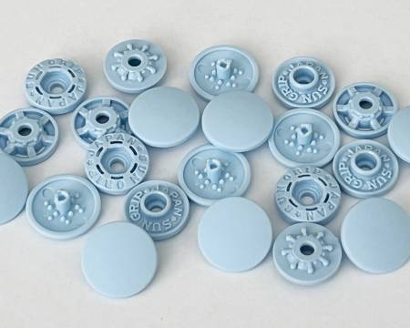 Tool-less Plastic Snap Fasteners 13mm Blue