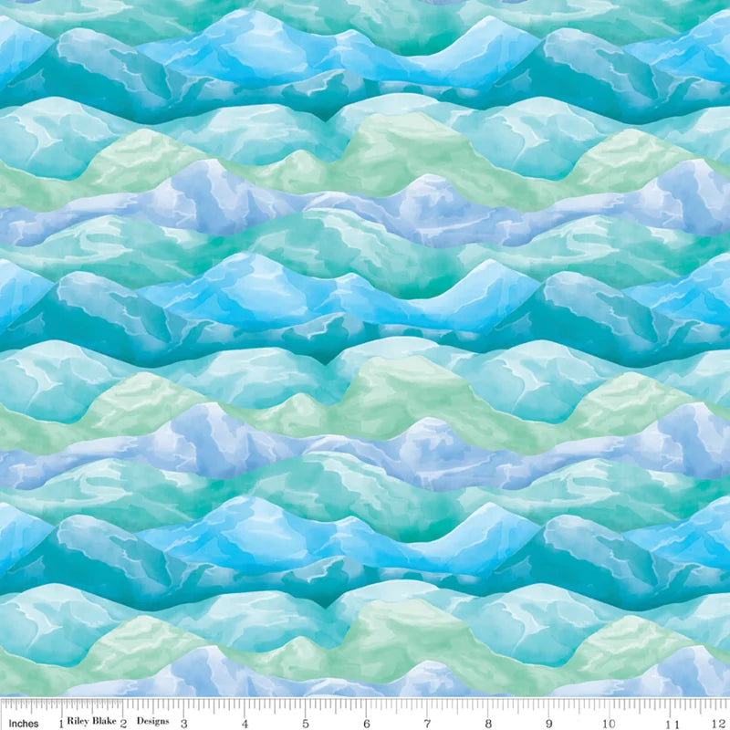 Washington Mountain Print Multi