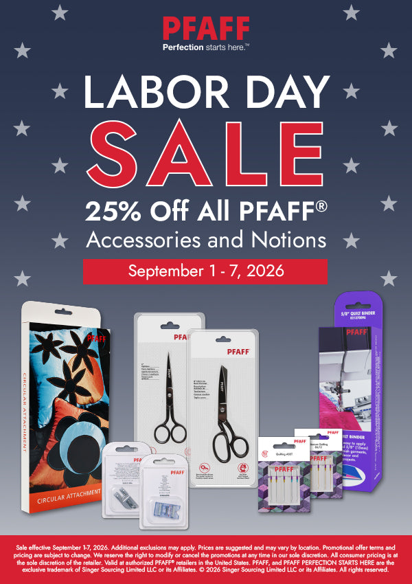 Get 25% off Pfaff Accessories