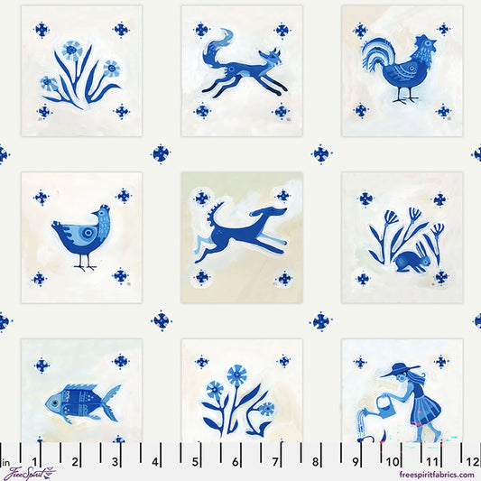 Azulejos Panel-Azul