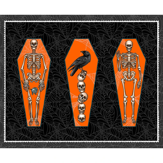Skeleton Bones Panel- Chain Mail