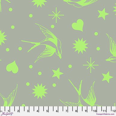 Tula Pink Neon Fairy Flakes-Karma
