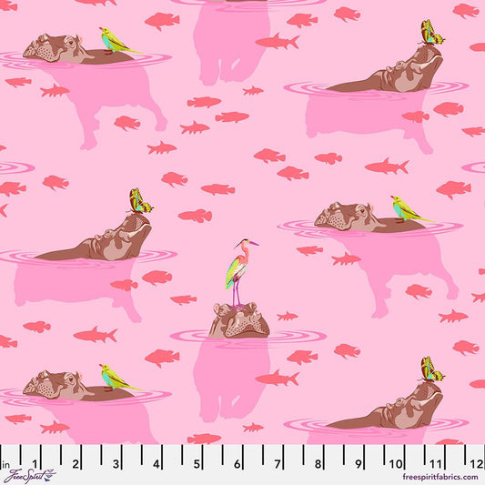 Tula Pink My Hippos Don't Lie Everglow-Nova