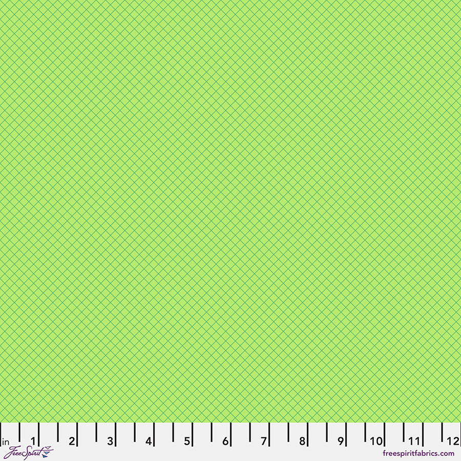 On the Grid - Apple || Tula Pink True Colors