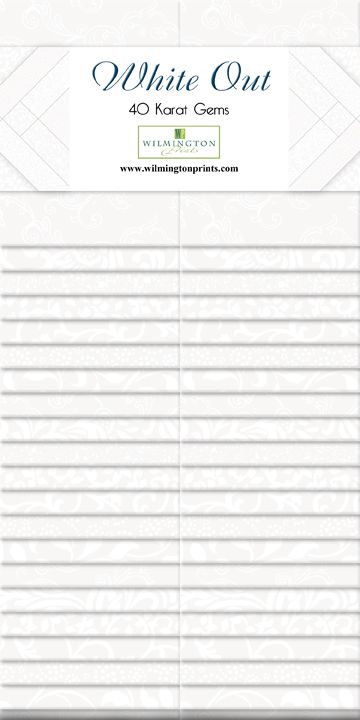 White Out- 2 1/2" strip set