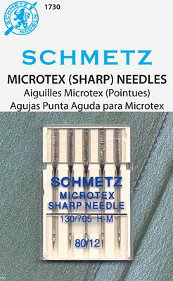 Schmetz Microtex (Sharp) Needles 80/12 5pk