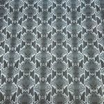 Faux Geometric Snake-Navy/Light Blue 18 in x 54 in