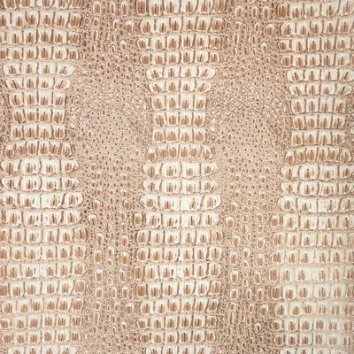 Aged Matte Faux Crocodile -Champagne 18 in x 54 in