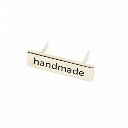 Serif Handmade Label Nickel