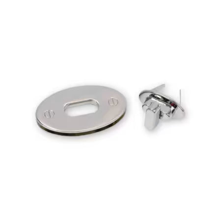 Large Classic Turn Lock Nickel
