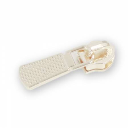 Four 5 Textured Zipper Pulls Gold