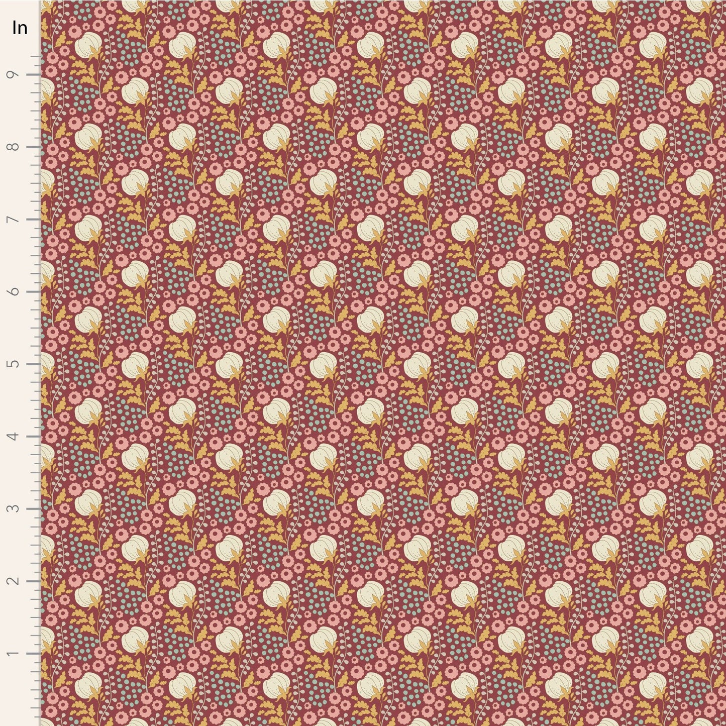 Sanctuary- Cottonfield Maroon