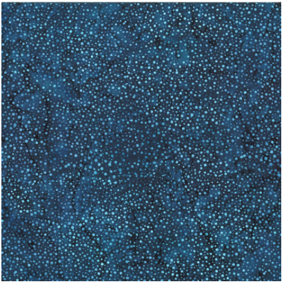 Hoffman 885 Dot Batik- Dark Blue