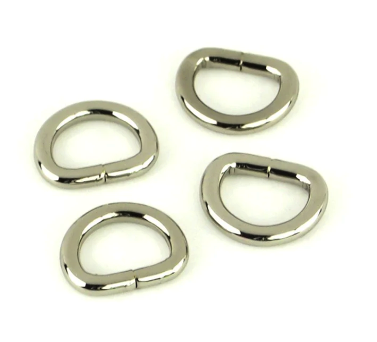 1/2" D Rings 4pc
