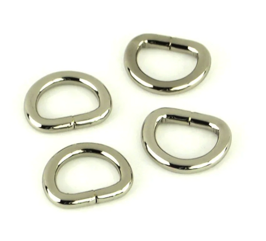 1/2" D Rings 4pc
