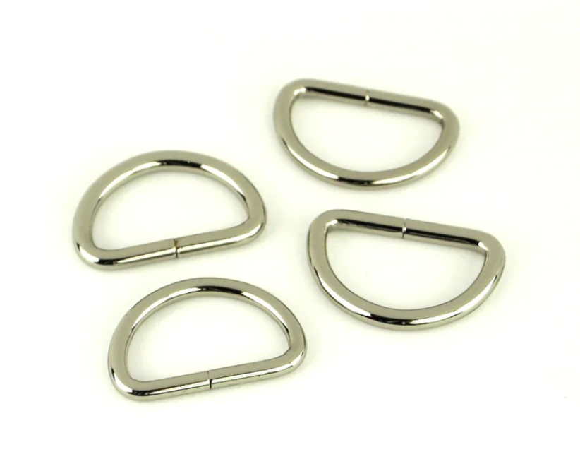 1" D-Rings 4pc