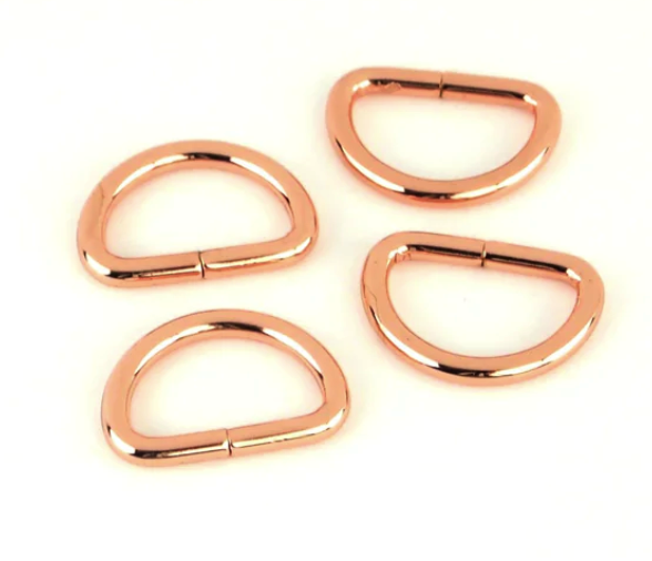 3/4" D rings 4pc