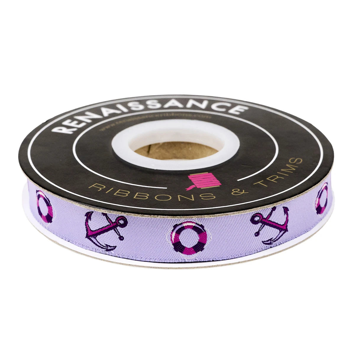 Floral Reef- Floaties and Sinkies in Ultraviolet - 5/8" Ribbon by Tula Pink
