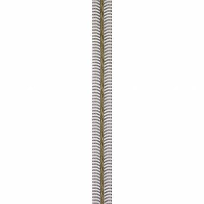 Black/White 5 Nylon Antique Coil Zippers