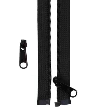 50in Separating Zipper and Extra Slide