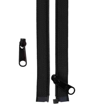 50in Separating Zipper and Extra Slide