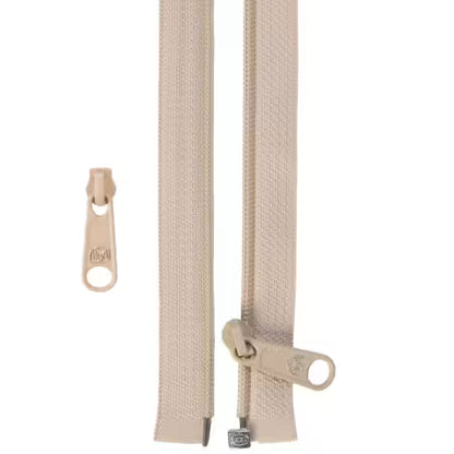 50in Separating Zipper and Extra Slide
