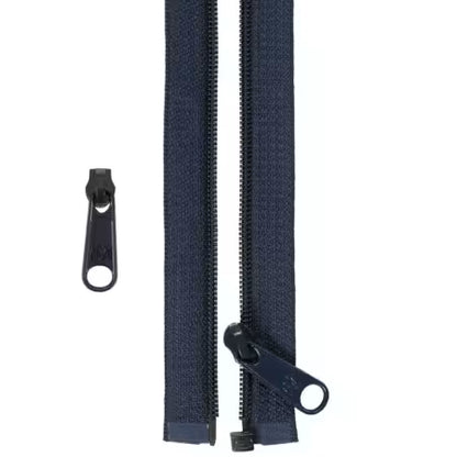 50in Separating Zipper and Extra Slide