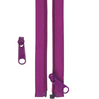 50in Separating Zipper and Extra Slide