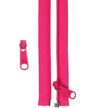 50in Separating Zipper and Extra Slide