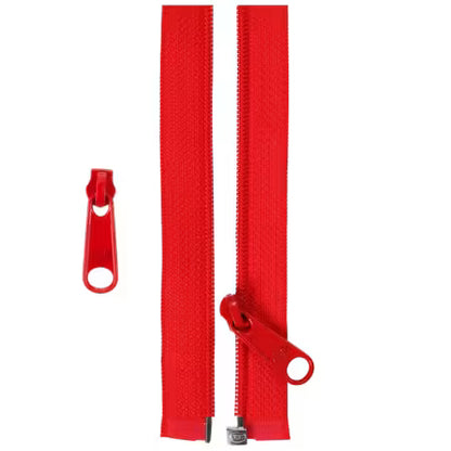 50in Separating Zipper and Extra Slide