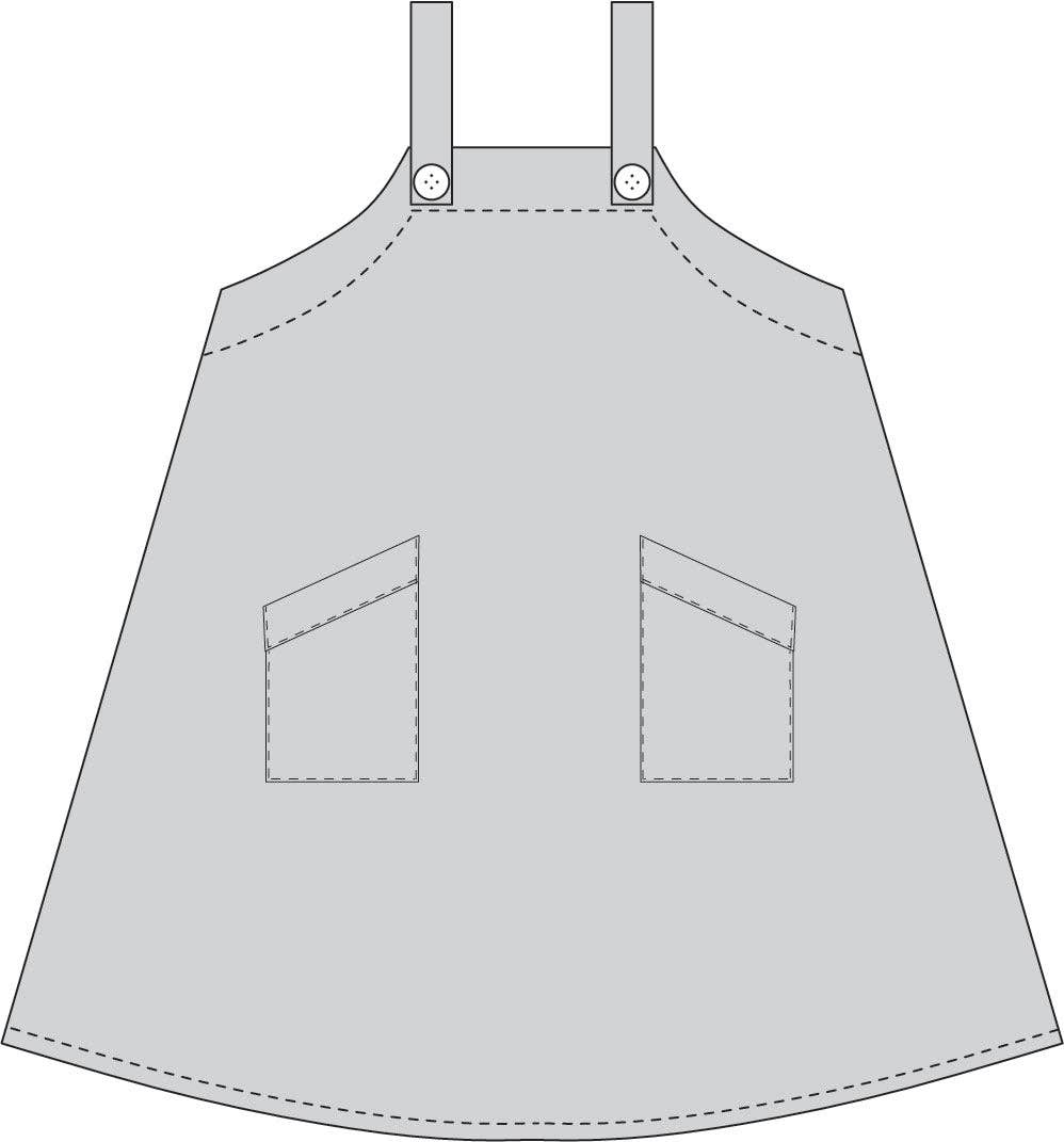 Basics Pinafore Dress - Sewing Pattern