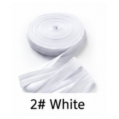 1.5 cm double-fold bias tape color 2# White