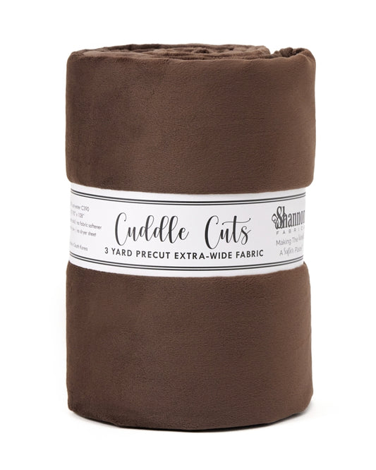 3 Yard Cuddle 110" Cut- Brown