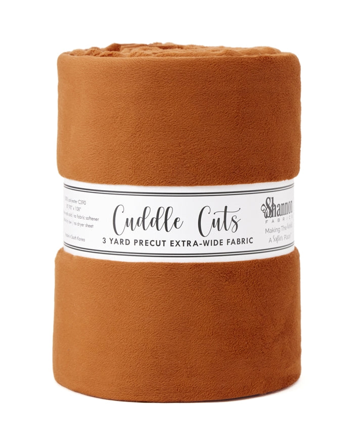 3 Yard Cuddle 110" Cut- Ginger