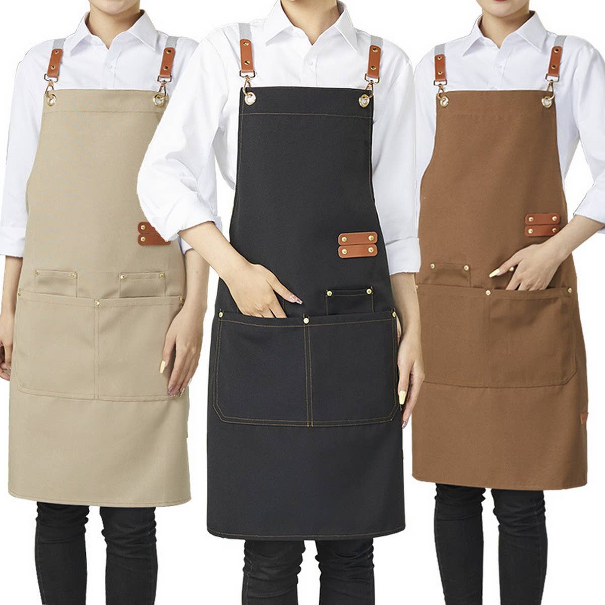CWMM1833_Canvas Waterproof Work Apron